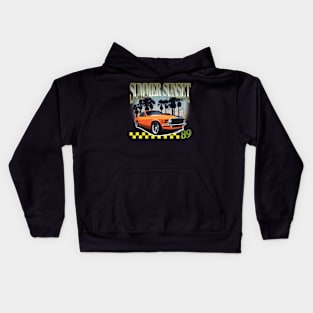 Summer Sunset 89 Kids Hoodie